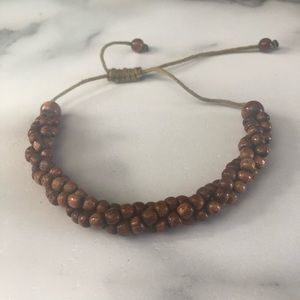 Wooden bead bracelet from Hawaii